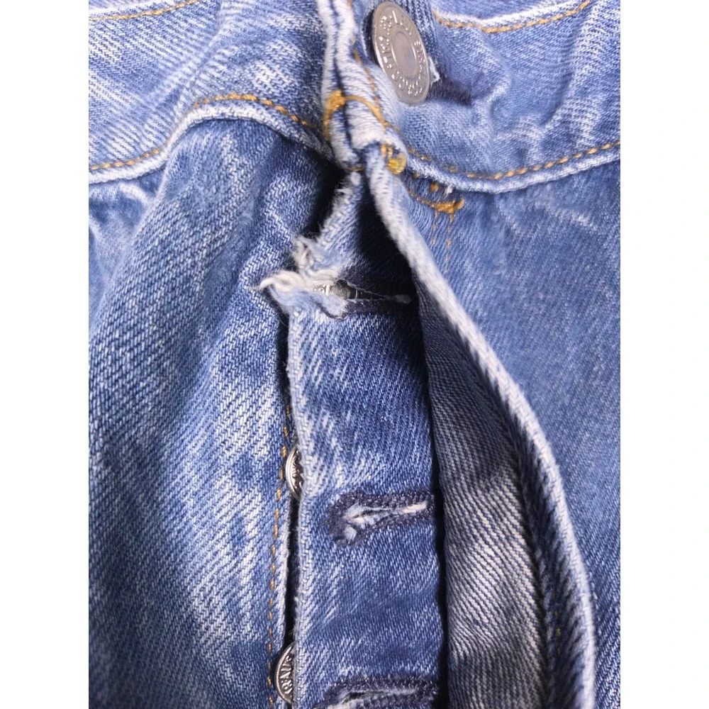 Levi's 501 Original Fit Jeans Mens 38x38 Blue Straight Leg Button Fly Denim 88/6